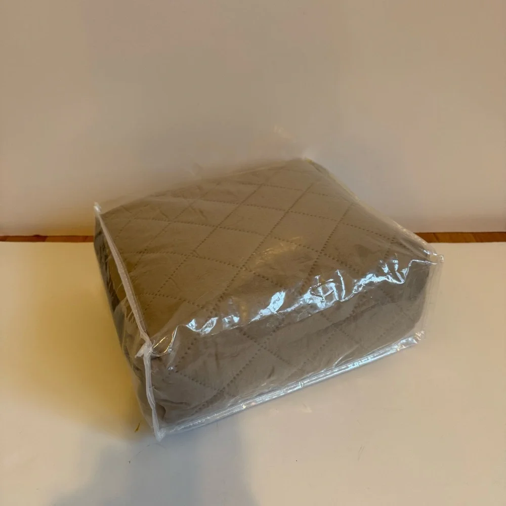 Easy Going Loveseat Reversible Black/Tan Slipcovers With Anti Slip Foams